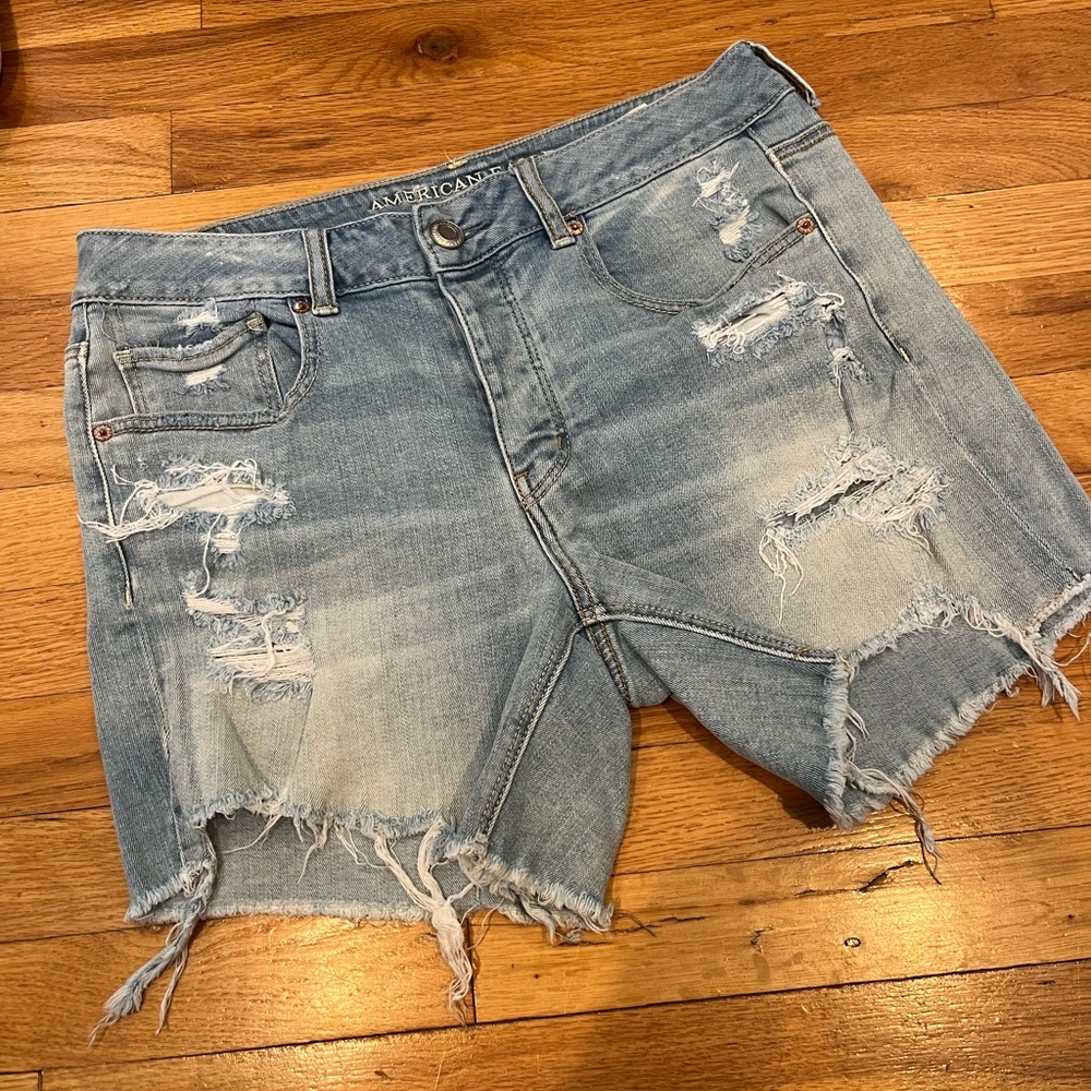 American Eagle Outfitters Light Blue Jean Shorts